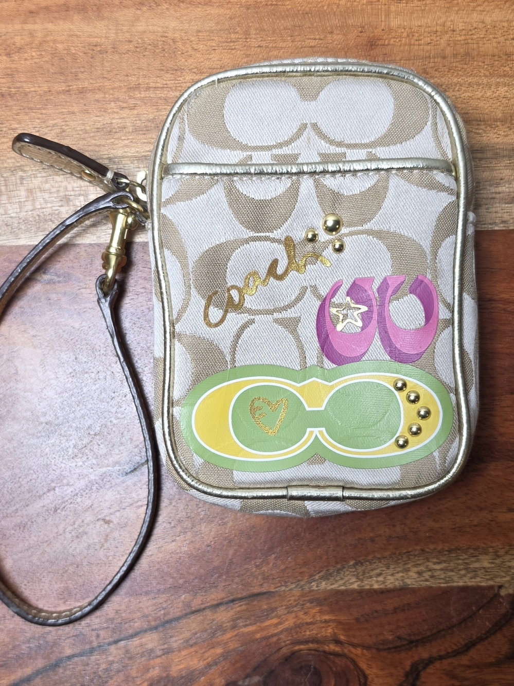 Vintage / RARE Y2K Coach Poppy "Digi Pouch" / Camera Case Wristlet